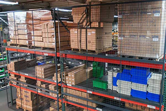 Racks Prevent Wire Mesh Enclosures for Pallet Racking