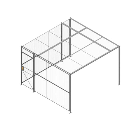 2-Sided - 12 x 12 x 8 Wire Cage with Hinged Door & Ceiling