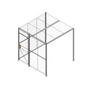 2-Sided - 8 x 8 x 8 Wire Cage with Hinged Door & Ceiling