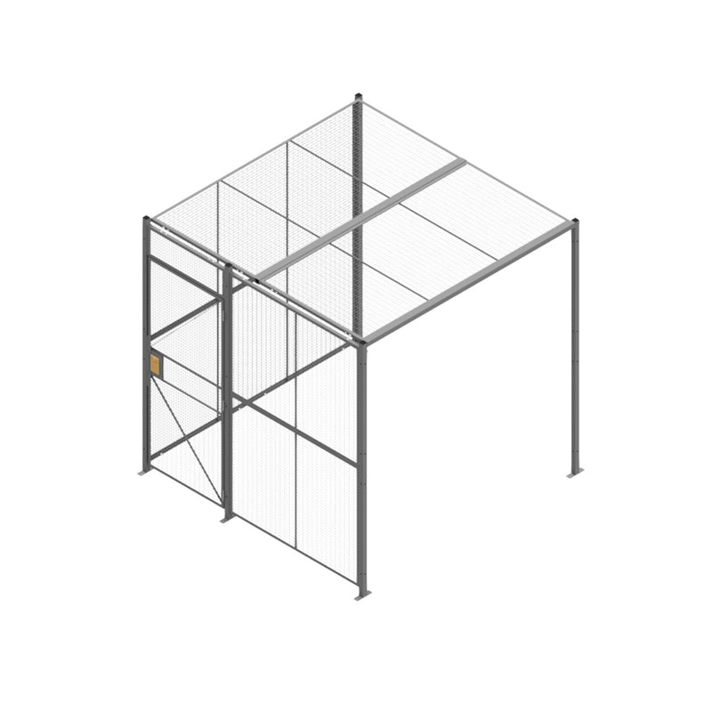 2-Sided - 8 x 8 x 8 Wire Cage with Hinged Door & Ceiling