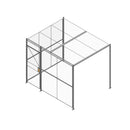 2-Sided - 10 x 8 x 8 Wire Cage with Hinged Door & Ceiling