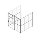 3-Sided - 10 x 10 x 8 Wire Cage with Sliding Door