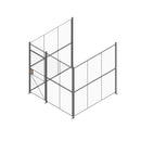 3-Sided - 8 x 8 x 8 Wire Cage with Hinged Door