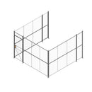3-Sided - 12 x 12 x 8 Wire Cage with Hinged Door