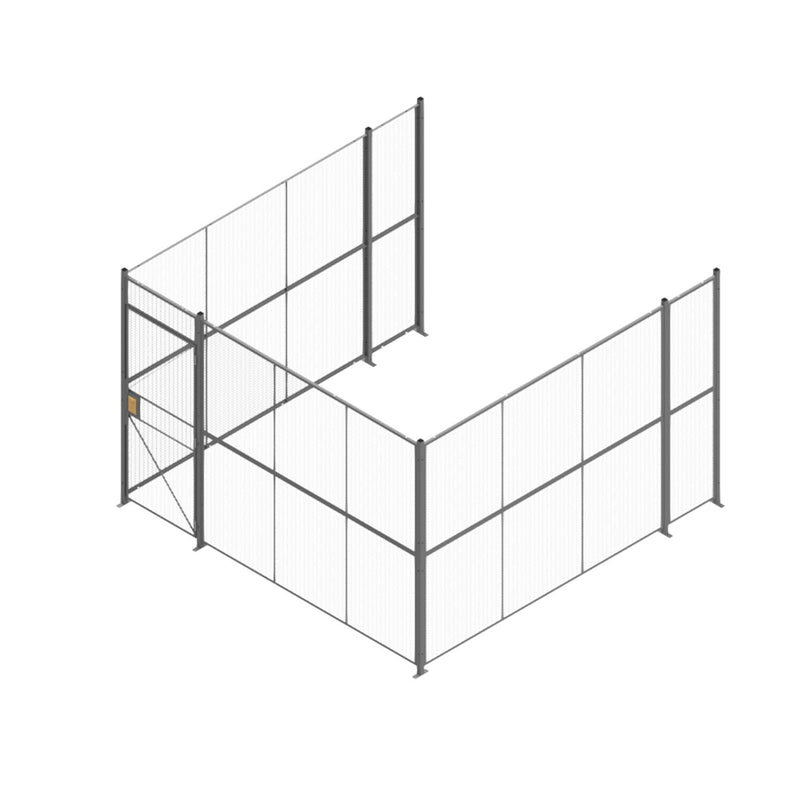 3-Sided - 12 x 12 x 8 Wire Cage with Hinged Door