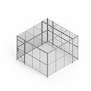 4 Sided 12 ft x 12 ft Wire Cage Kit with Ceiling