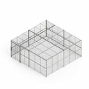 4 Sided 20 ft x 20 ft Wire Kit with Ceiling