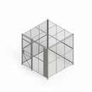 4 Sided 8 ft x 8 ft Wire Cage Kit with Ceiling
