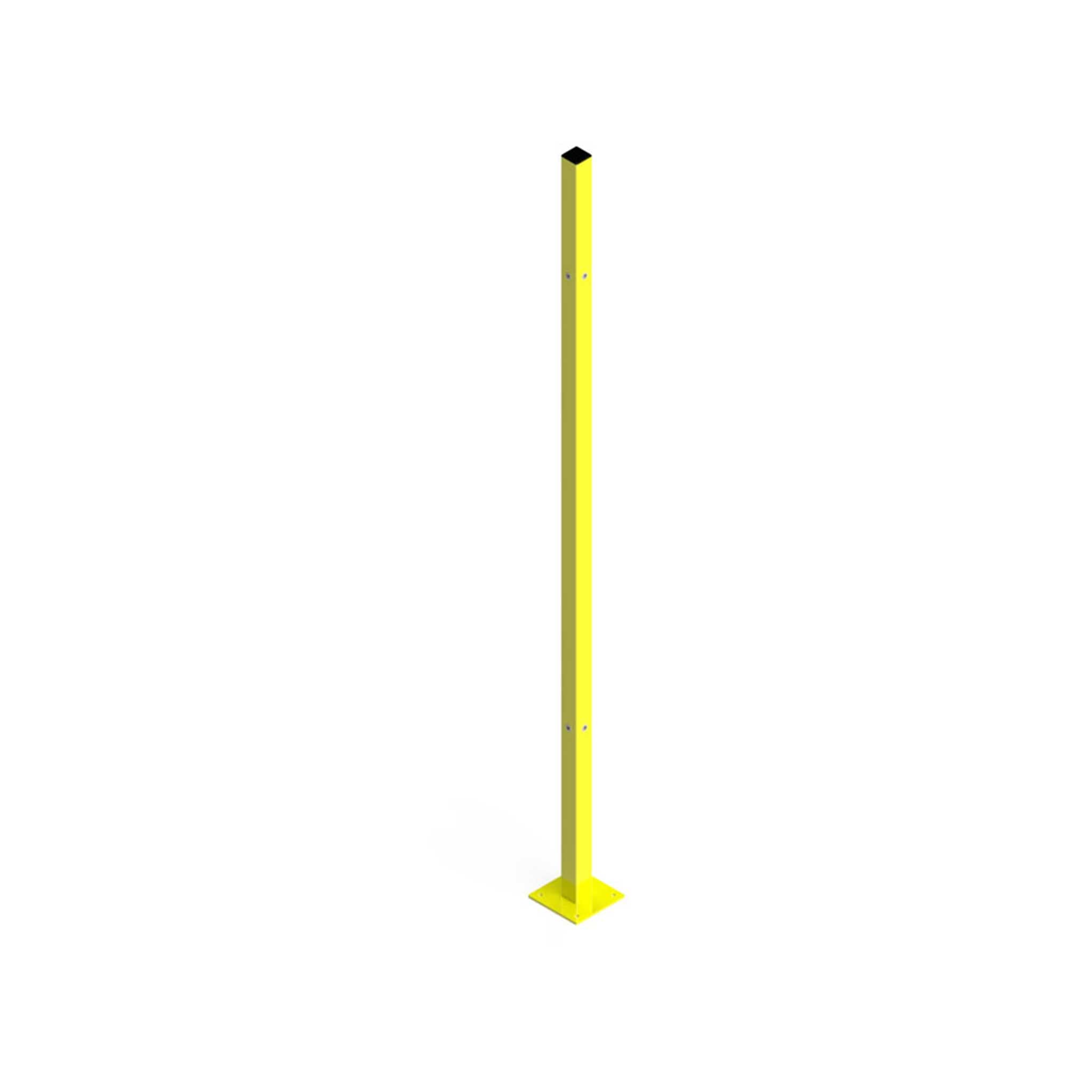 6 ft Machine Guarding Corner Post with Threaded Inserts