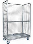 48 in. x 24 in. x 70 in. Rolling Wire Cart