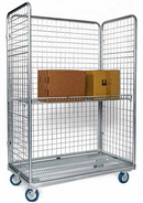 48 in. x 24 in. x 70 in. Rolling Wire Cart