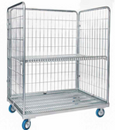 48 in. x 32 in. x 60 in. Wire Rolling Cart