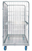 48 in. x 32 in. x 60 in. Wire Rolling Cart