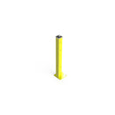 43" GuardRail Double-Rail Corner Post with Offset Baseplate