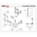 GuardRail Lift-Out Hardware Option | Per Rail